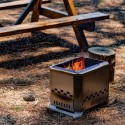 Mjölnir チタン製焚き火台|ミョルニル| POMOLY x CAMPING TOGETHER テントストーブ