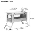 T1 Ultra 3  | 折りたたみ式チタン薪ストーブ | POMOLY
