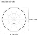 Circle 6 | サークル6 キャンプテント| 大型テント| POMOLY