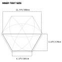 Dome X6 Pro (バーガンディレッド) ｜自立式ドームテント| 通気性抜群  POMOLY 2024新製品