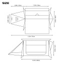 【2.0Ver. 在庫処分1つしかない】STOVEHUT  70 2.0Ver. パップテント| 軽量 軍幕テント 前室あり | POMOLY